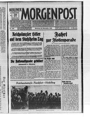 Berliner Morgenpost on Sep 24, 1933