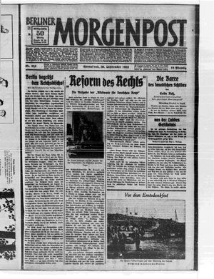 Berliner Morgenpost on Sep 30, 1933