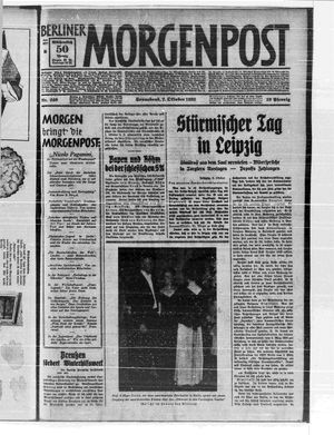 Berliner Morgenpost vom 07.10.1933
