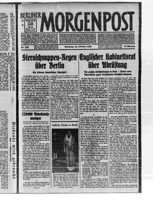 Berliner Morgenpost vom 10.10.1933