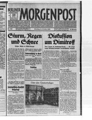 Berliner Morgenpost vom 31.10.1933