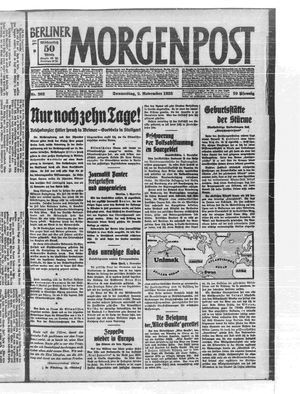 Berliner Morgenpost vom 02.11.1933