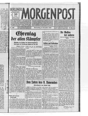 Berliner Morgenpost vom 09.11.1933