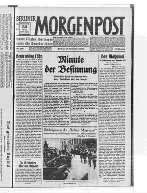 Berliner Morgenpost vom 10.11.1933