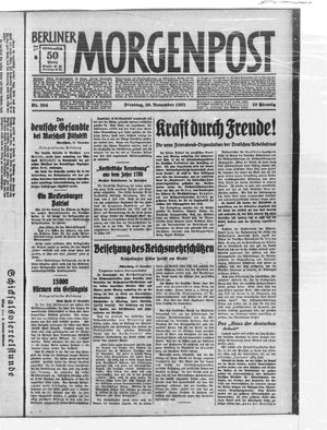 Berliner Morgenpost vom 28.11.1933