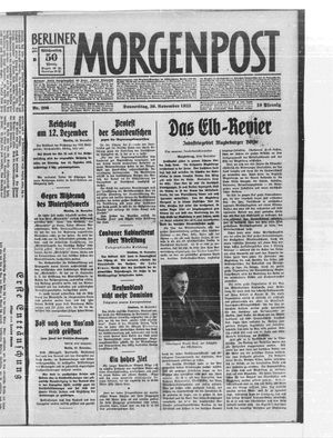 Berliner Morgenpost vom 30.11.1933