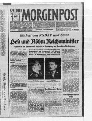 Berliner Morgenpost vom 02.12.1933