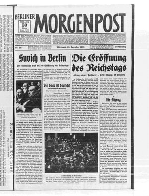 Berliner Morgenpost vom 13.12.1933