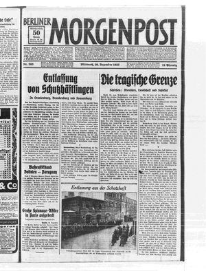 Berliner Morgenpost vom 20.12.1933