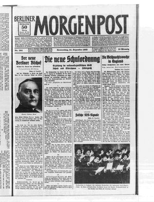 Berliner Morgenpost vom 21.12.1933