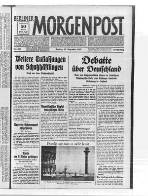 Berliner Morgenpost vom 22.12.1933