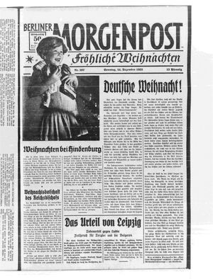 Berliner Morgenpost vom 24.12.1933