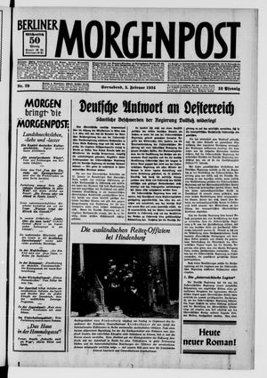 Berliner Morgenpost vom 03.02.1934
