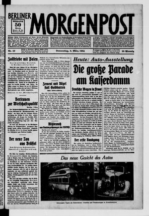 Berliner Morgenpost vom 08.03.1934