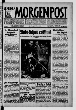 Berliner Morgenpost vom 09.03.1934
