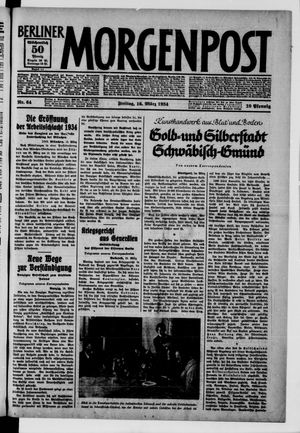 Berliner Morgenpost vom 16.03.1934