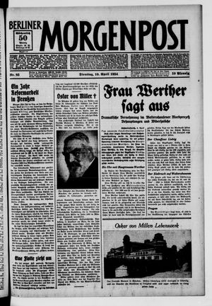 Berliner Morgenpost vom 10.04.1934