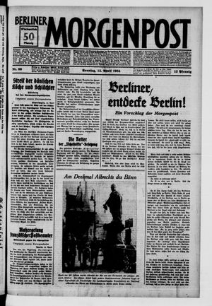 Berliner Morgenpost vom 15.04.1934
