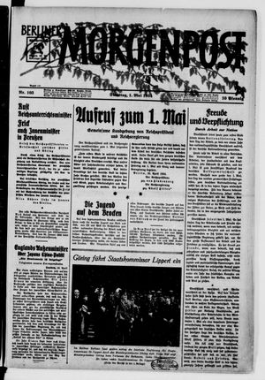 Berliner Morgenpost vom 01.05.1934