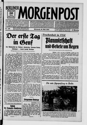 Berliner Morgenpost vom 30.05.1934