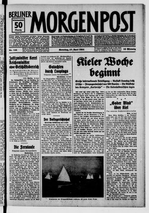 Berliner Morgenpost vom 17.06.1934