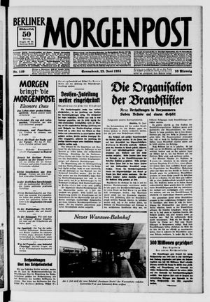 Berliner Morgenpost vom 23.06.1934