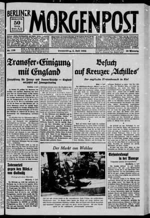 Berliner Morgenpost vom 05.07.1934