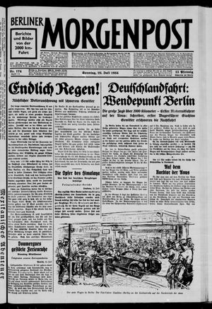 Berliner Morgenpost vom 22.07.1934
