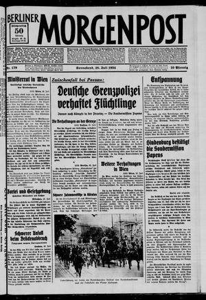 Berliner Morgenpost vom 28.07.1934