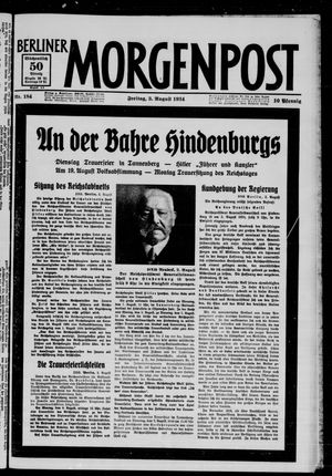 Berliner Morgenpost vom 03.08.1934