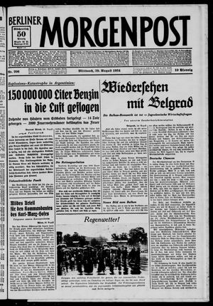 Berliner Morgenpost vom 29.08.1934