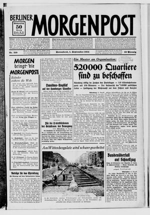 Berliner Morgenpost vom 01.09.1934
