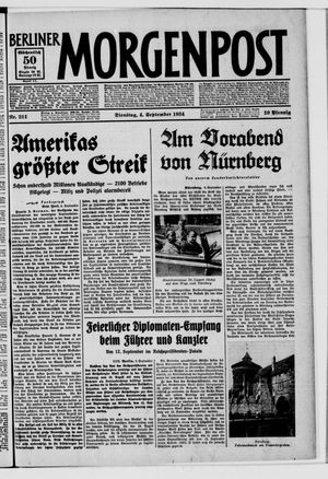 Berliner Morgenpost vom 04.09.1934
