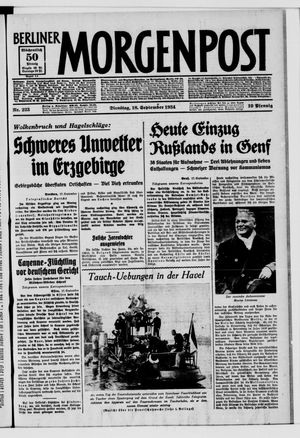 Berliner Morgenpost vom 18.09.1934