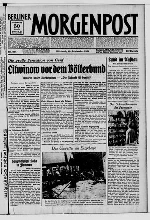 Berliner Morgenpost vom 19.09.1934