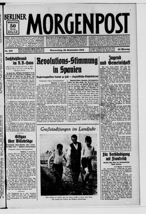 Berliner Morgenpost vom 20.09.1934