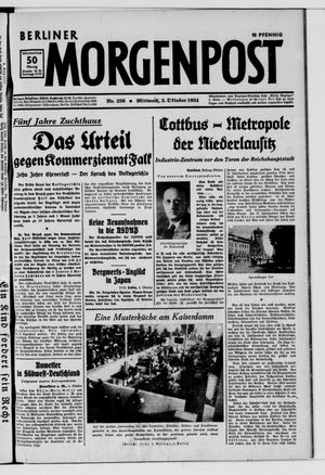 Berliner Morgenpost vom 03.10.1934