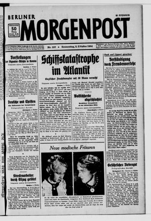 Berliner Morgenpost vom 04.10.1934
