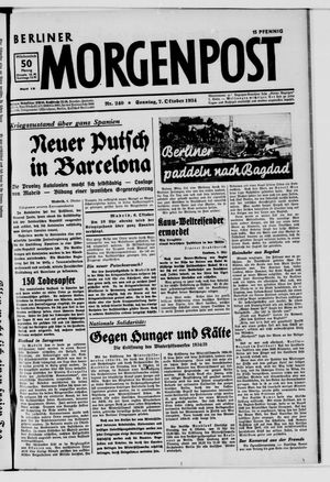 Berliner Morgenpost vom 07.10.1934