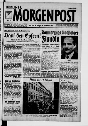 Berliner Morgenpost vom 09.11.1934