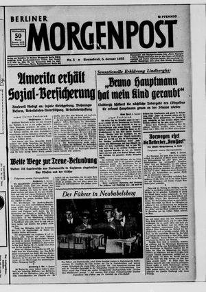 Berliner Morgenpost vom 05.01.1935