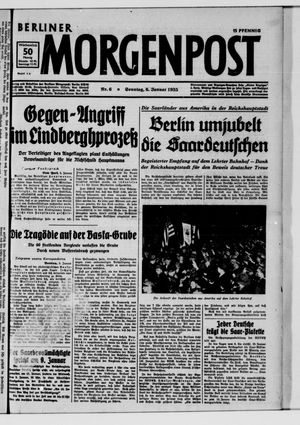 Berliner Morgenpost vom 06.01.1935