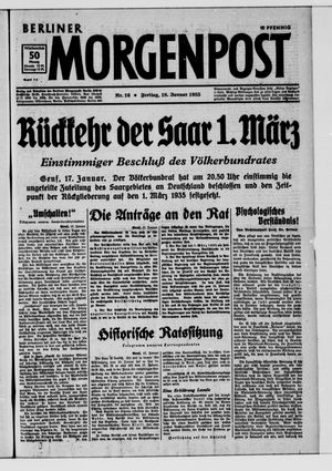 Berliner Morgenpost on Jan 18, 1935
