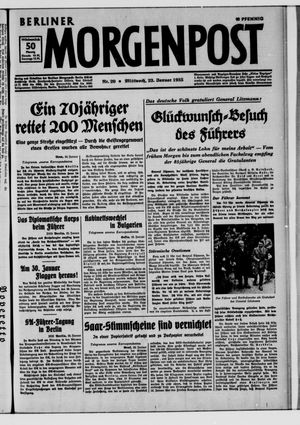 Berliner Morgenpost on Jan 23, 1935