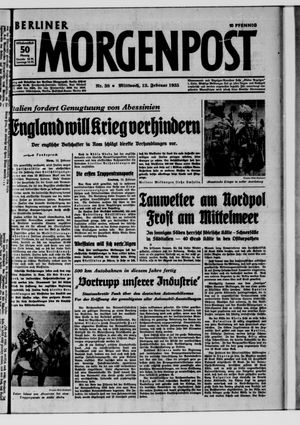 Berliner Morgenpost vom 13.02.1935