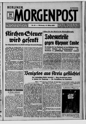 Berliner Morgenpost vom 13.03.1935