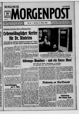 Berliner Morgenpost vom 15.03.1935