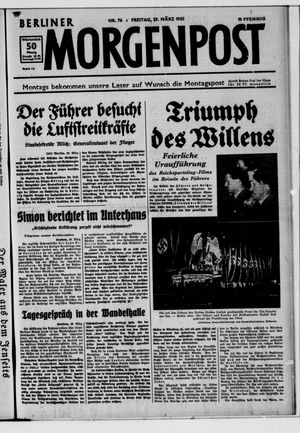 Berliner Morgenpost vom 29.03.1935