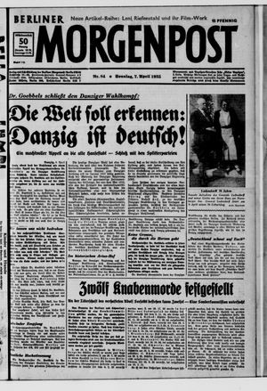 Berliner Morgenpost vom 07.04.1935