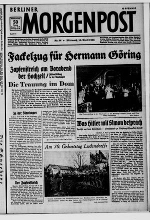 Berliner Morgenpost vom 10.04.1935